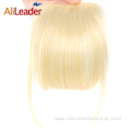 Blonde Hair Synthetic Clip On Hair Fringe Bangs